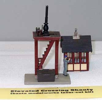 Crossing Shanty Set by Dave Casey -- Display Only Structures