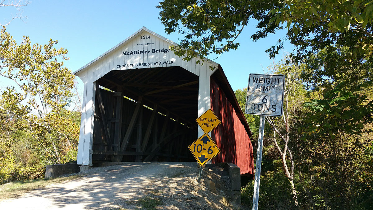 McAllister Covered Bridge - Walt Herrick Photo